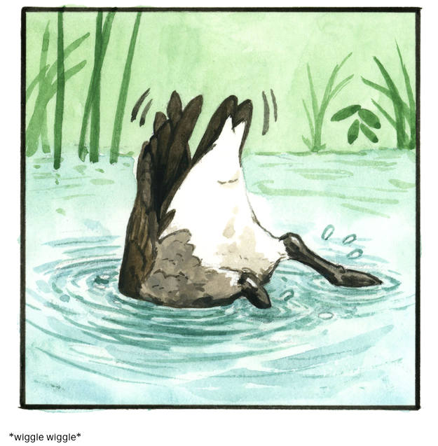 Wiggling duck by False Knees