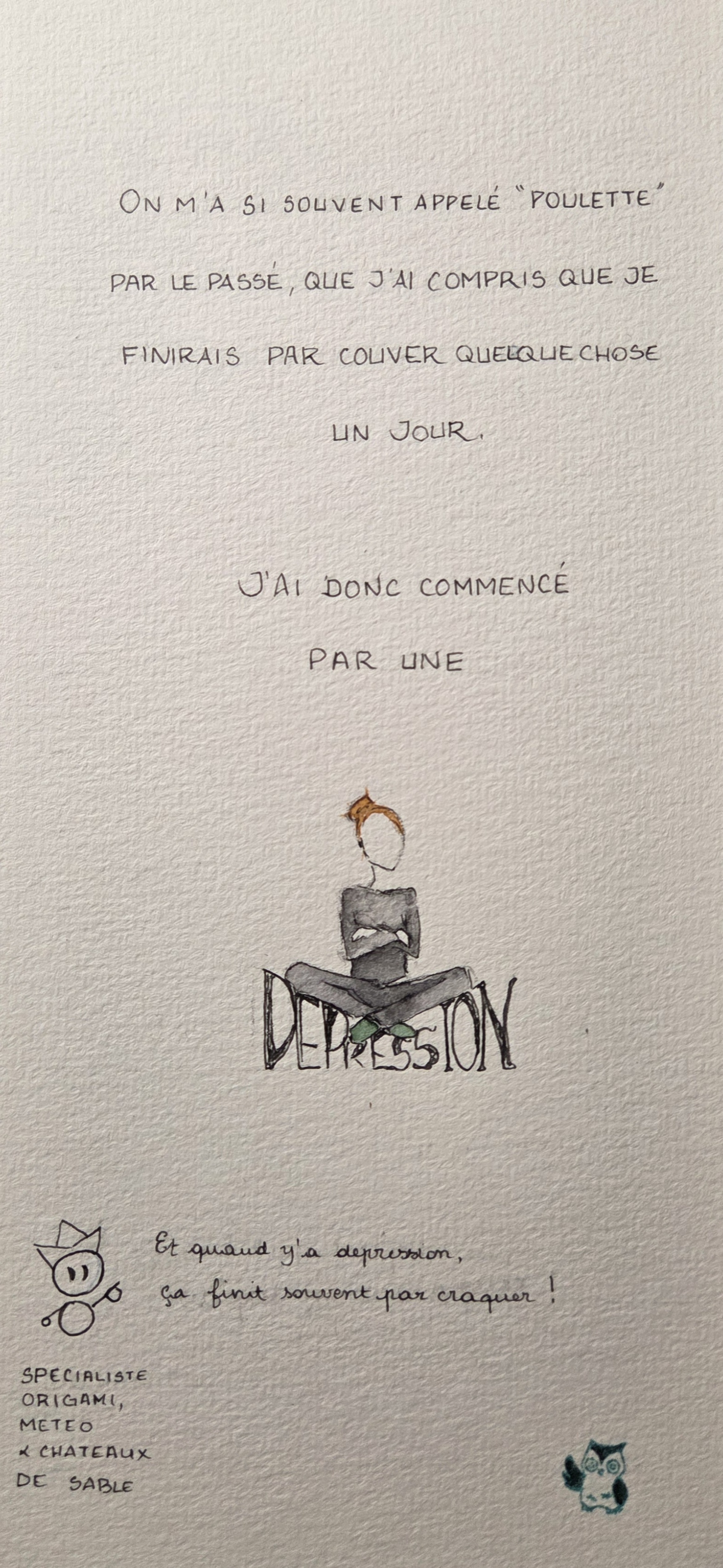 Poulette, ça couvette